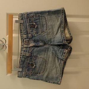 American Eagle denim shorts, size 4